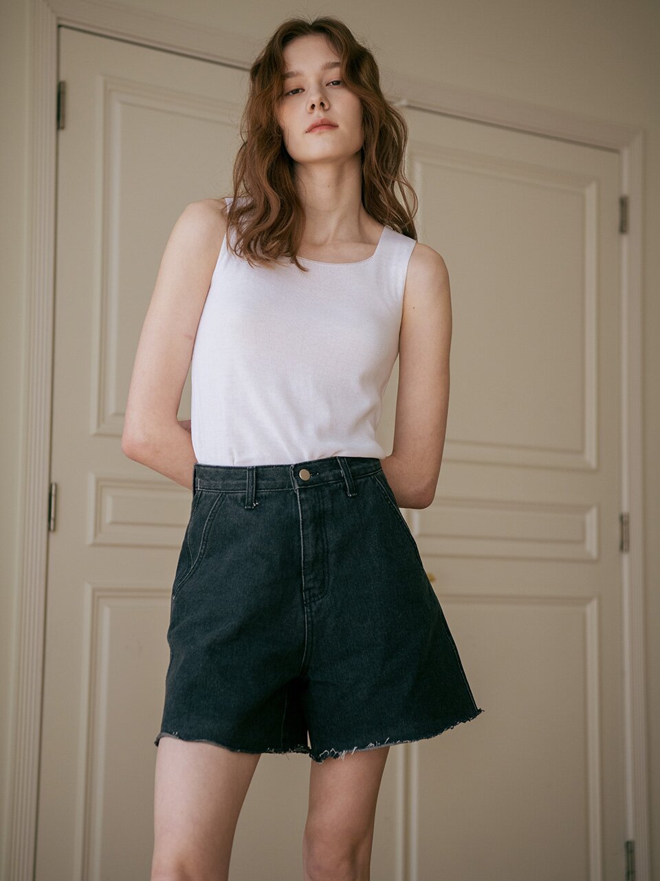 WED_Signature black shorts_BLACK