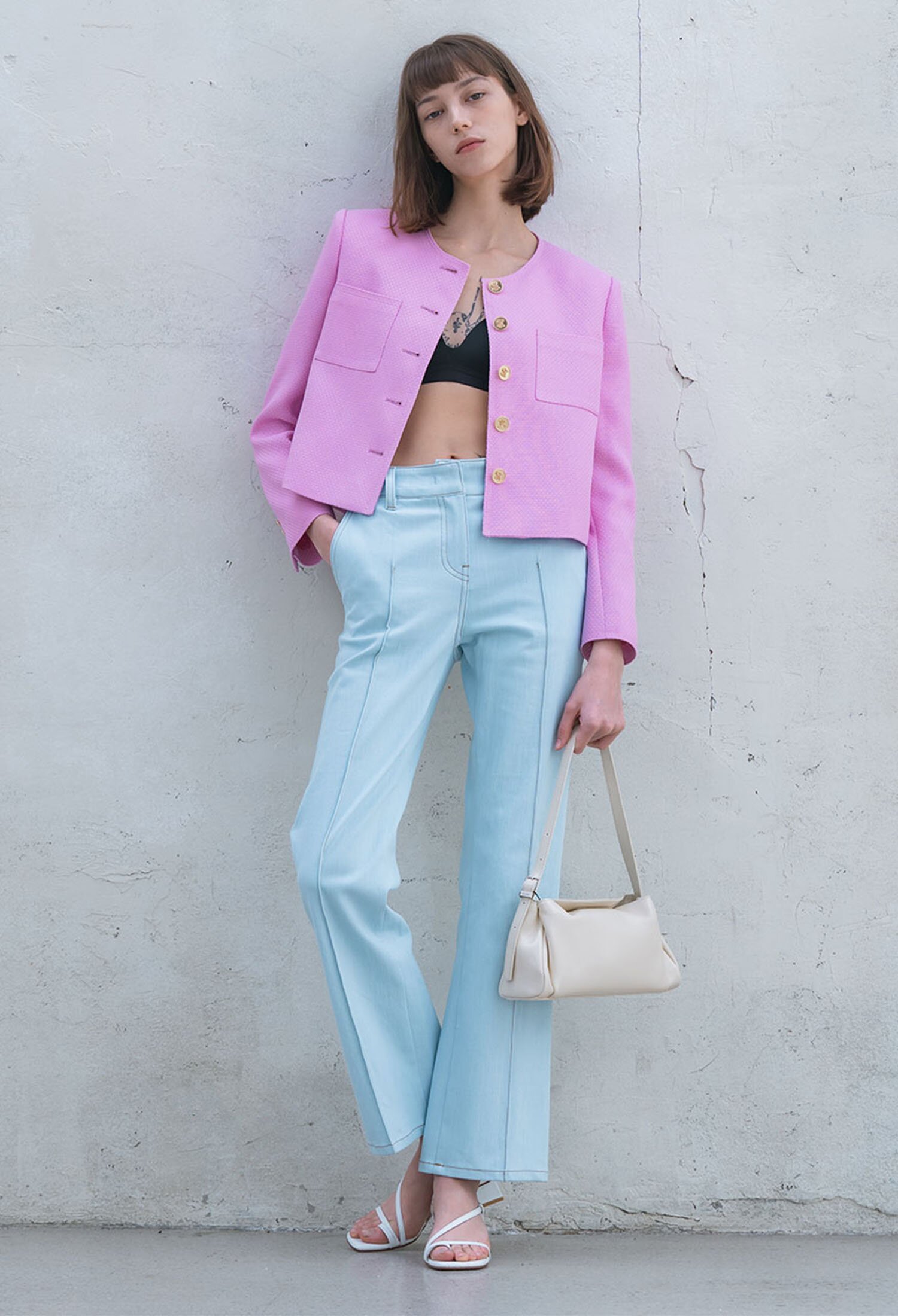 SEMI BOOT CUT DENIM PT LIGHTBLUE R