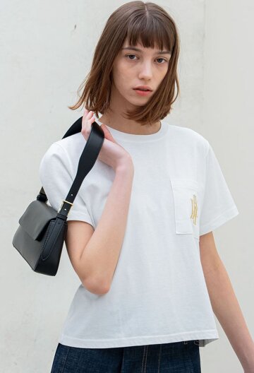 URBAN SIMPLE LOGO T WHITE
