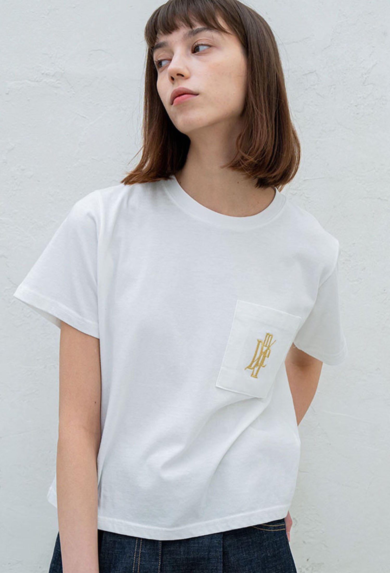 URBAN SIMPLE LOGO T WHITE