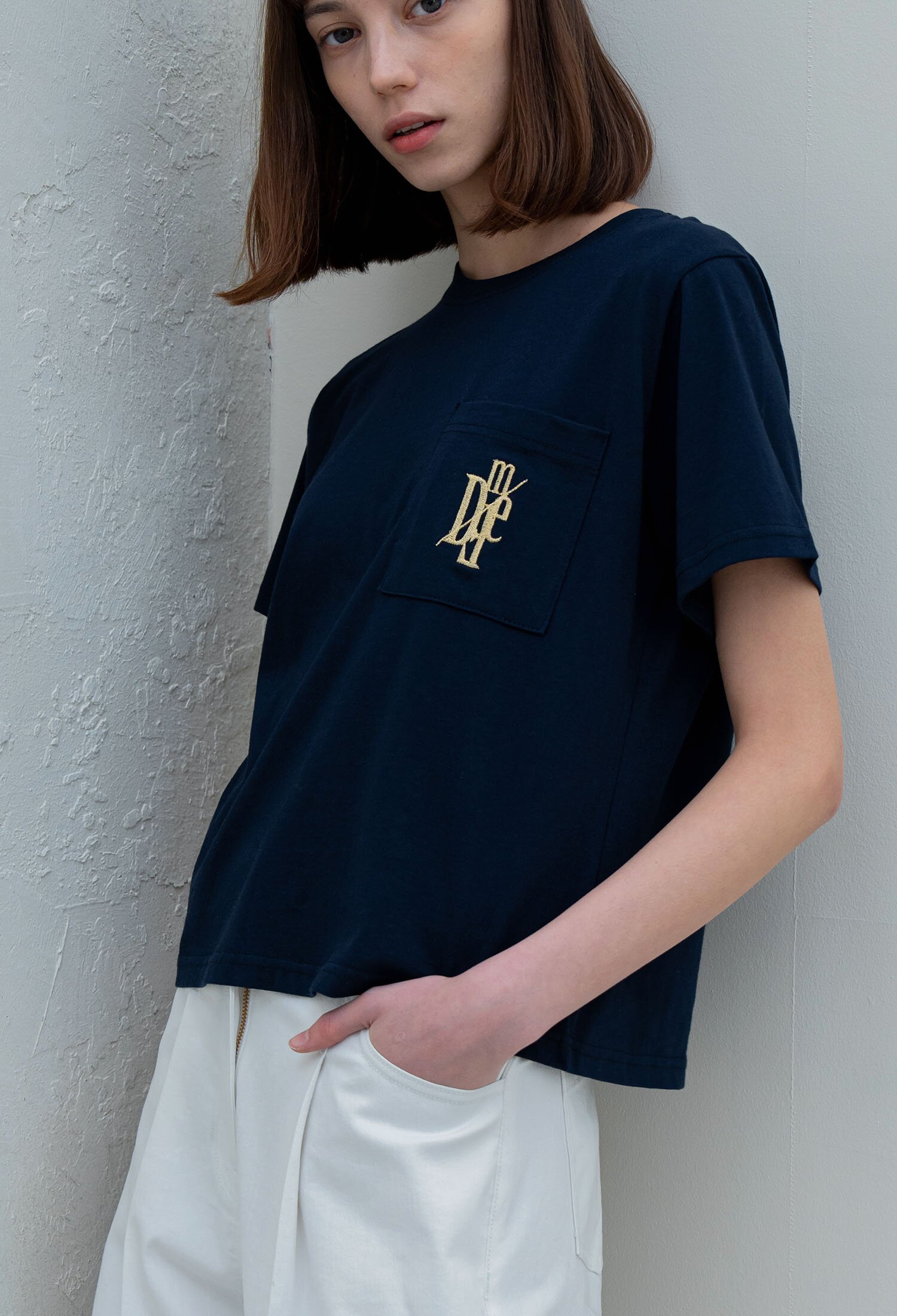 URABN SIMPLE LOGO T NAVY