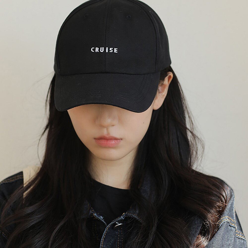더캡 CRUISE 워싱 볼캡 C4 블루
