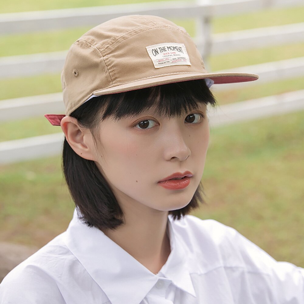 온더모먼트 오리지널 캠프캡 C4 레드