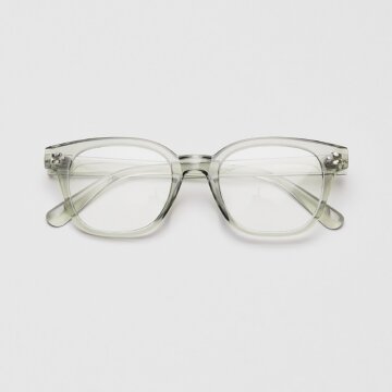 네오레트로 7106 도트 포인트3 뿔테안경 C2 투명그린