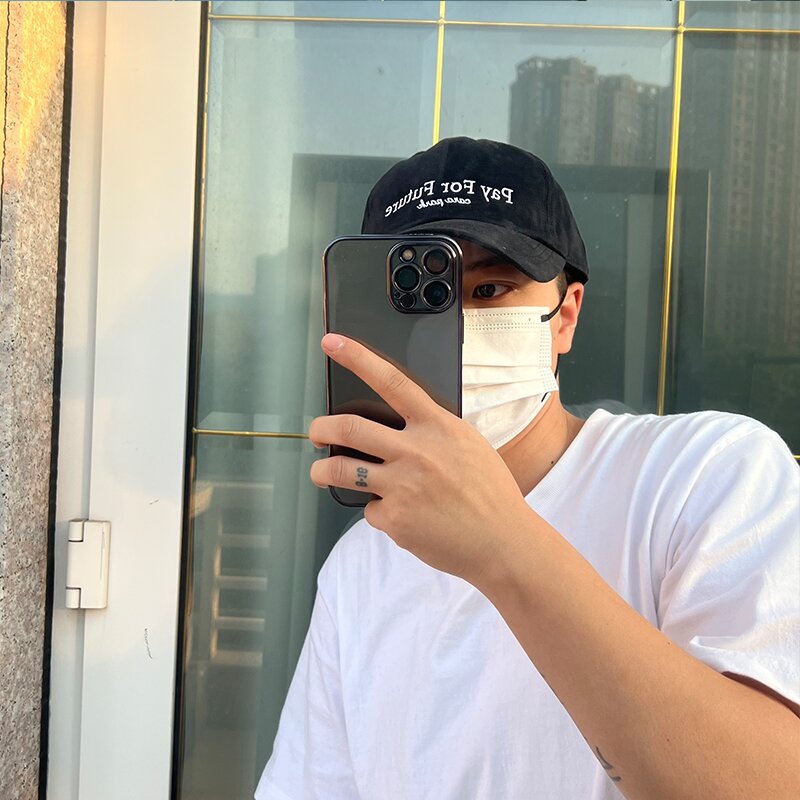 온더모먼트 PAY FOR FUTURE 워싱 볼캡 C5 블랙