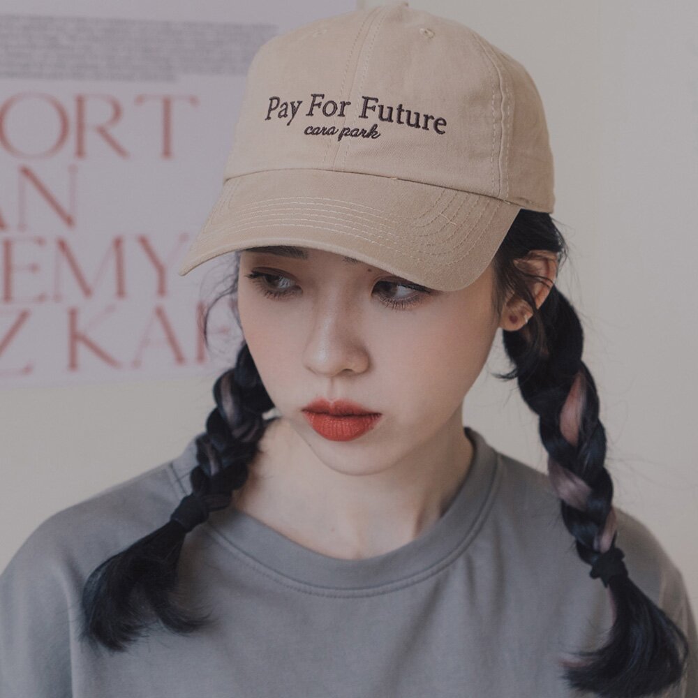 온더모먼트 PAY FOR FUTURE 워싱 볼캡 C5 블랙