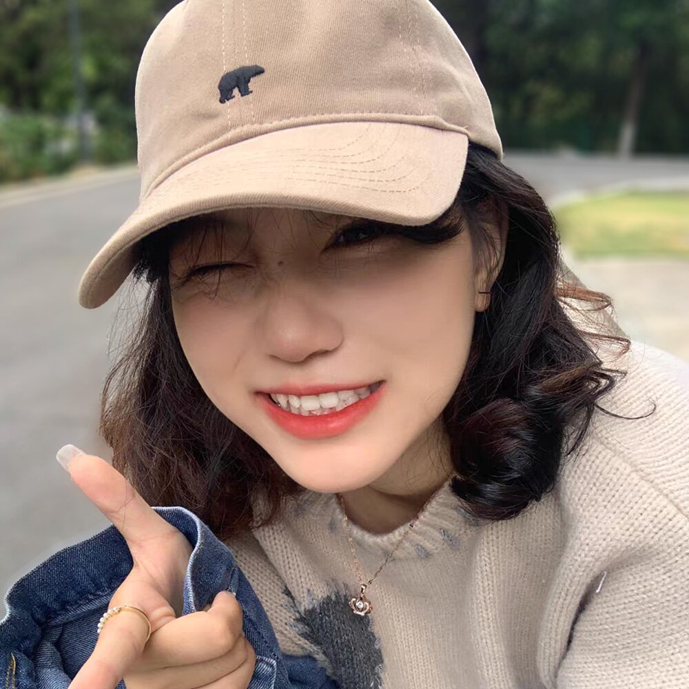 온더모먼트 그리즐리 시그니처 볼캡 C2 아이보리