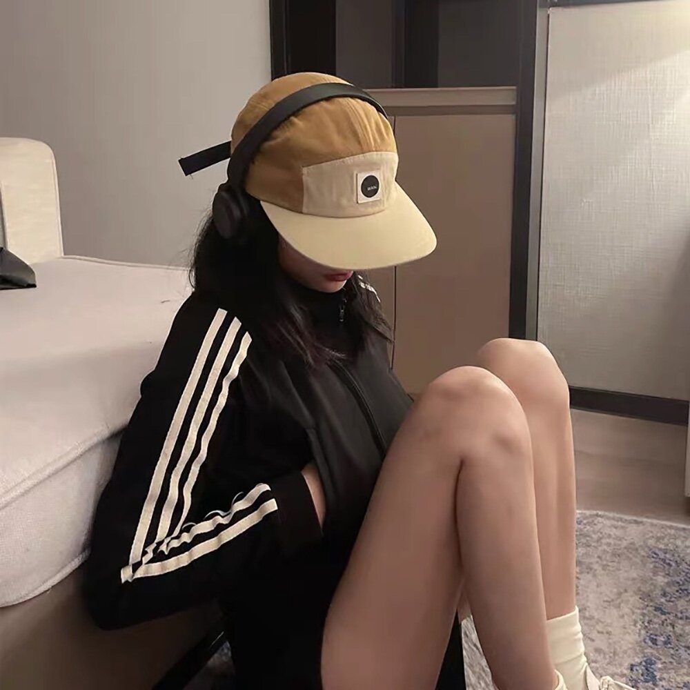 WASC 5패널 시그니처 라벨 캠프캡 C2 베이지