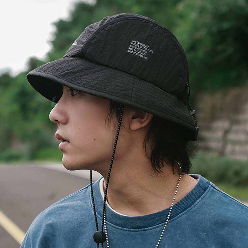 WASC 고프코어 마운틴 방수 버킷햇 블랙