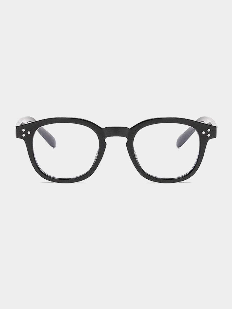네오레트로 3357 닷포인트 뿔테안경 C1 BLACK