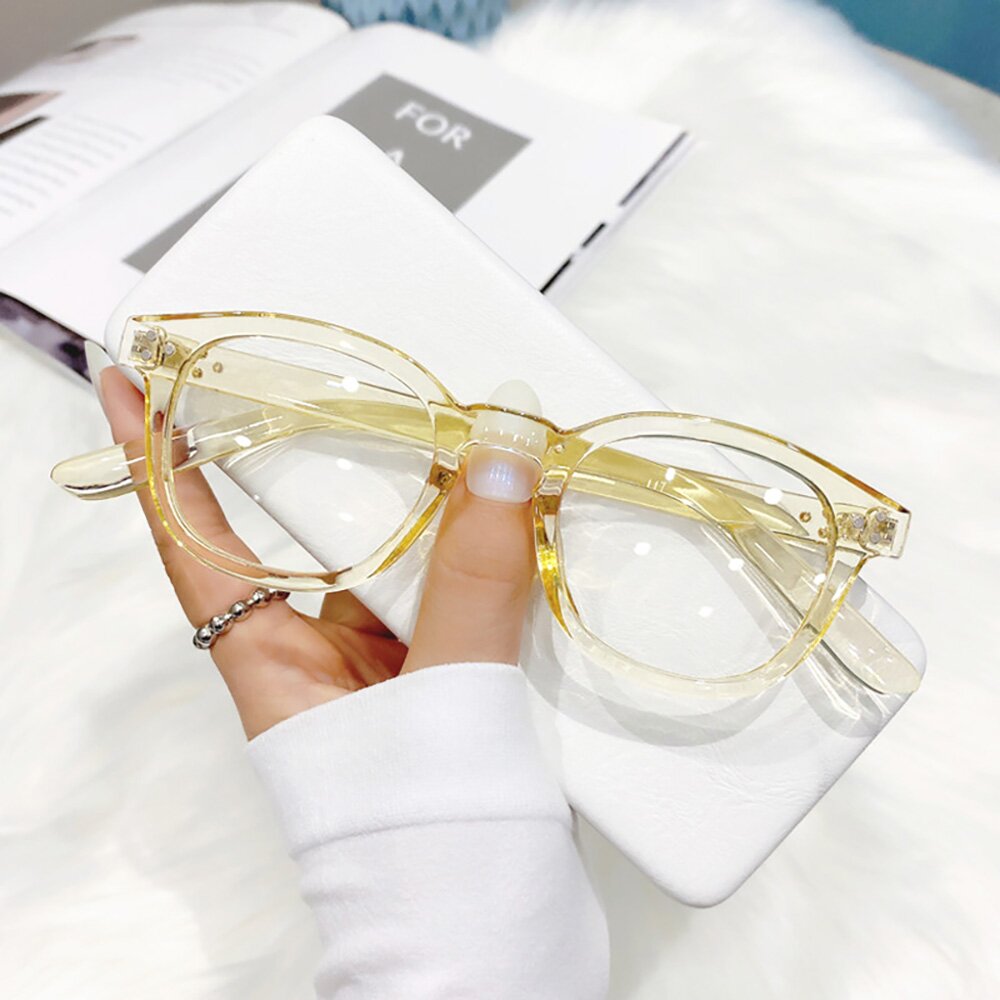 네오레트로 3357 닷포인트 뿔테안경 C2 YELLOW