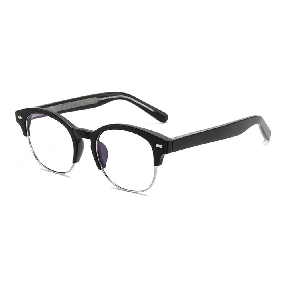 더클래식 F20269 하금테 뿔테안경 C2 MATT BLACK