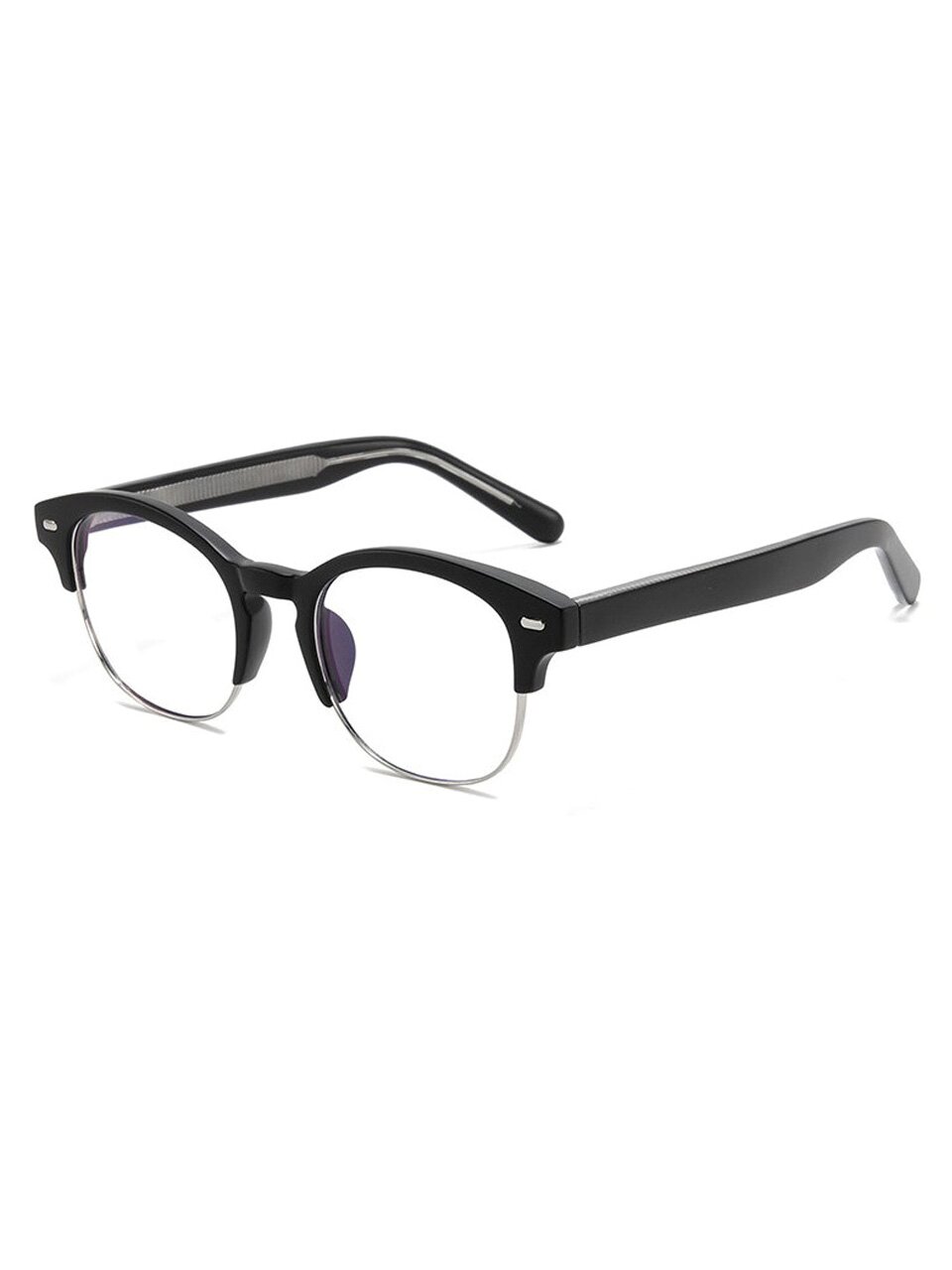 더클래식 F20269 하금테 뿔테안경 C2 MATT BLACK