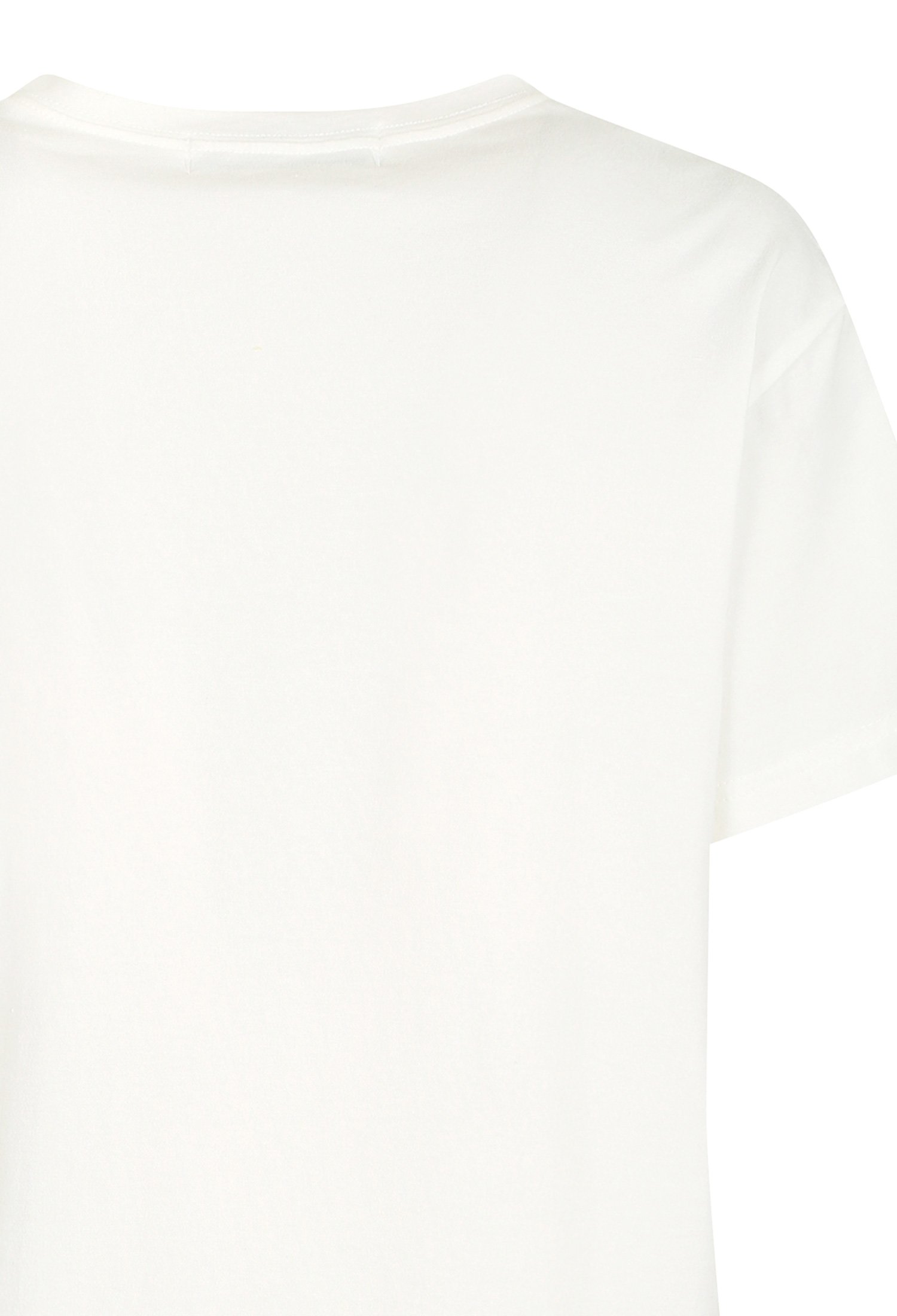 하프 슬리브 프린트 티셔츠 (WHITE)
