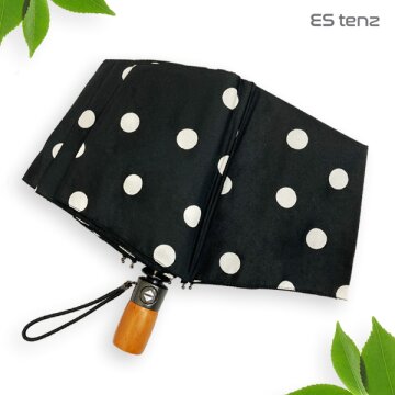 에스텐즈 심플 도트 3단 자동우산