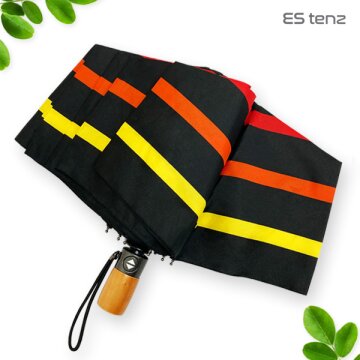 에스텐즈 스트라이프_레인보우 3단 자동우산
