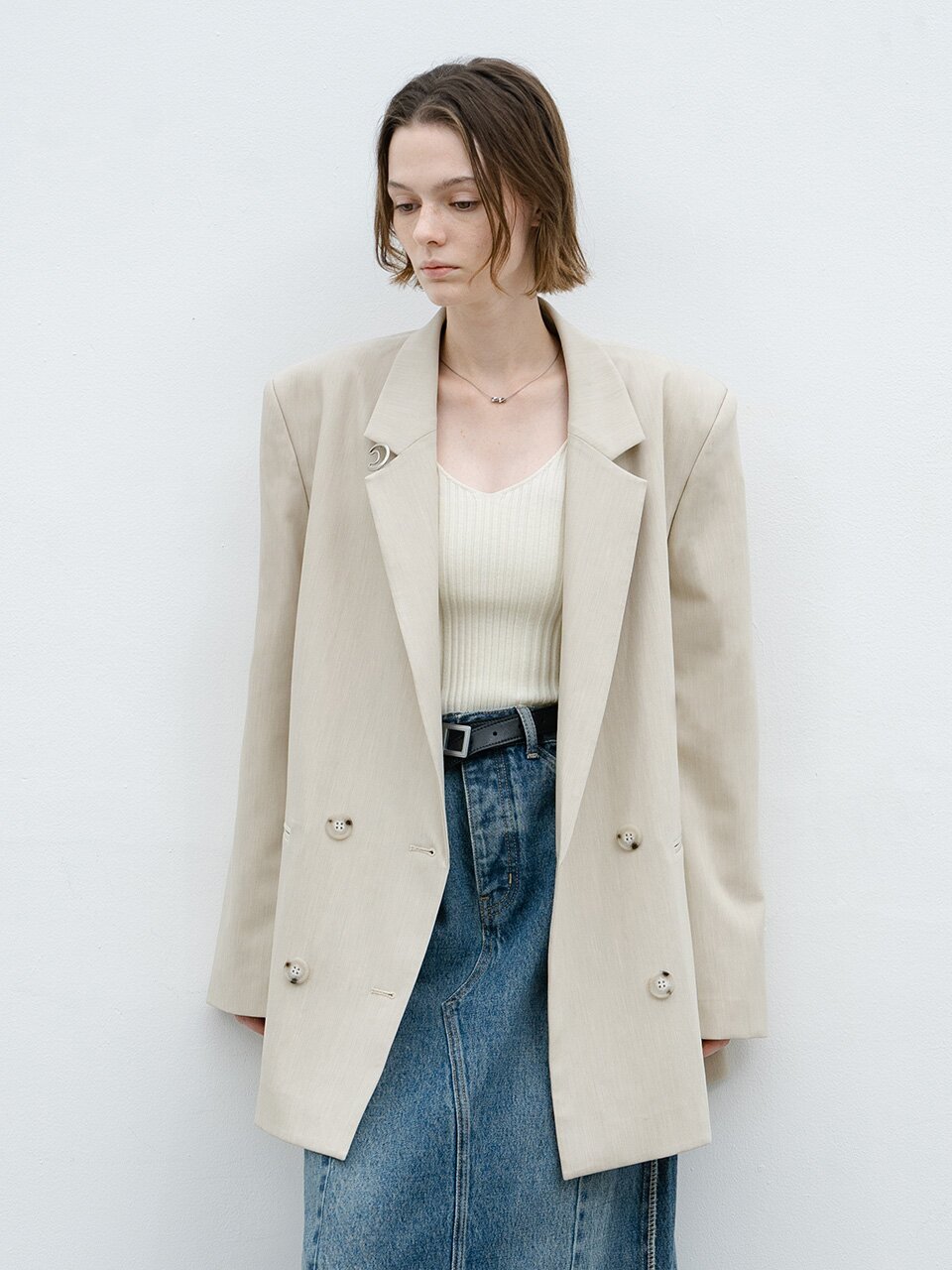 EK_Oversize back button blazer