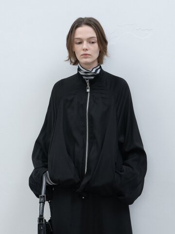 EK_Leisure monochromatic jacket_BLACK