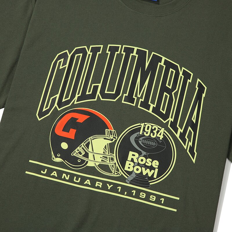 90S ROSEBOWL FOOTBALL T-SHIRTS 카키