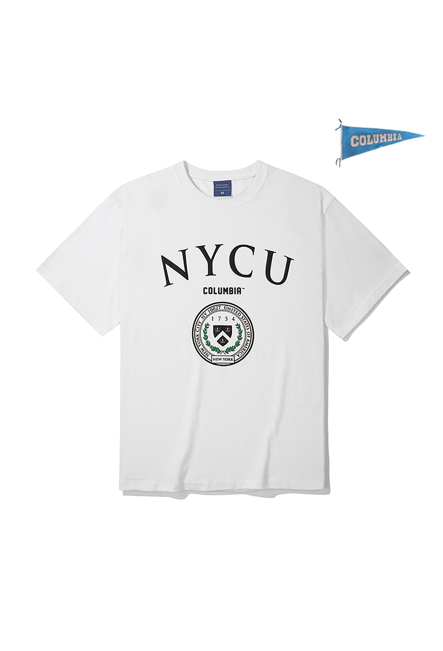 NYCU PUFF SEAL T-SHIRTS 화이트