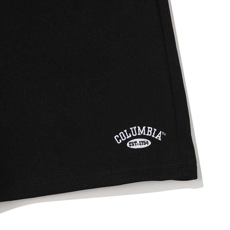 CU ARCH LOGO SWEAT SHORTS PANTS 블랙