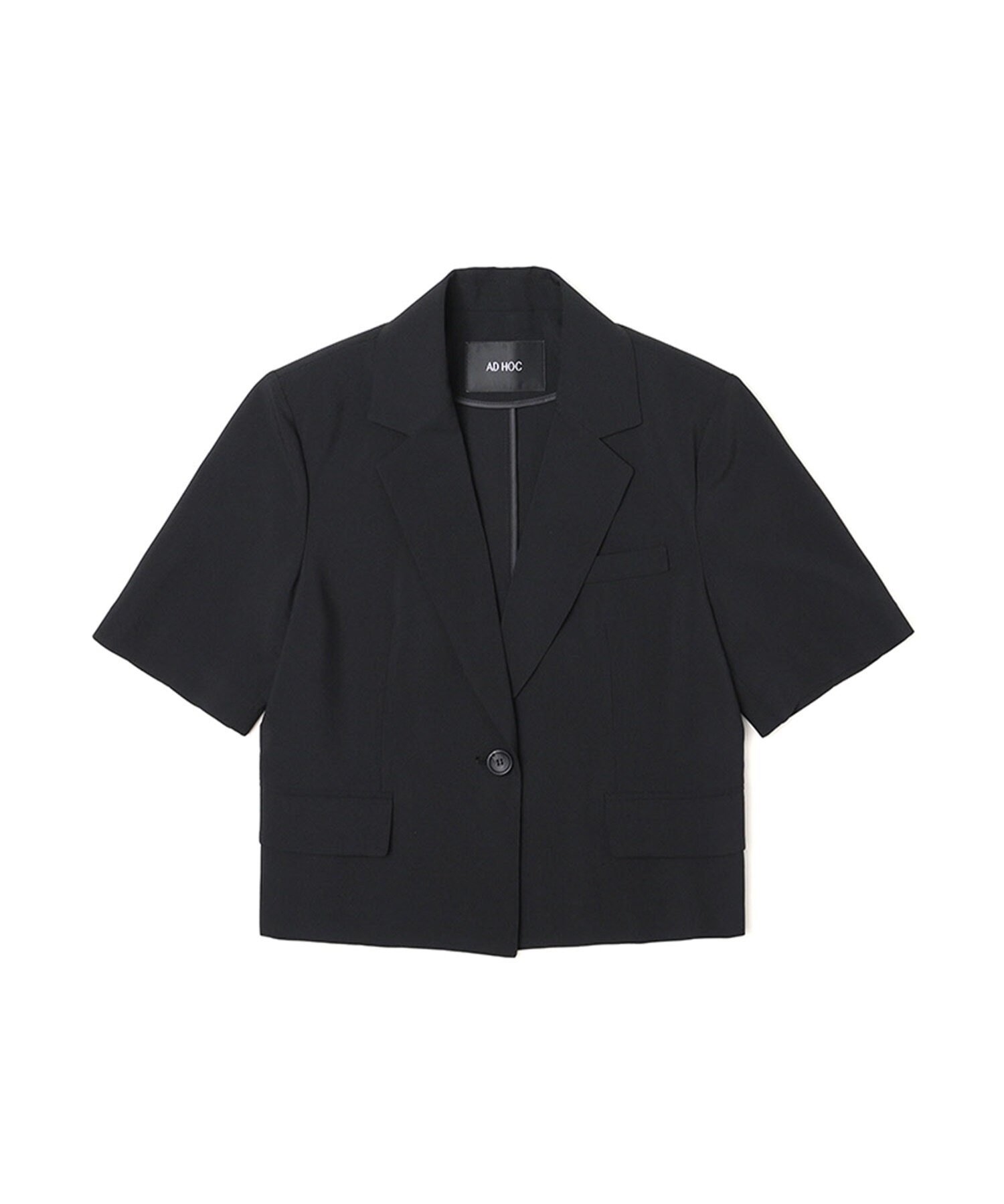 23 SS 여성 크롭 싱글 재킷 (BLACK)