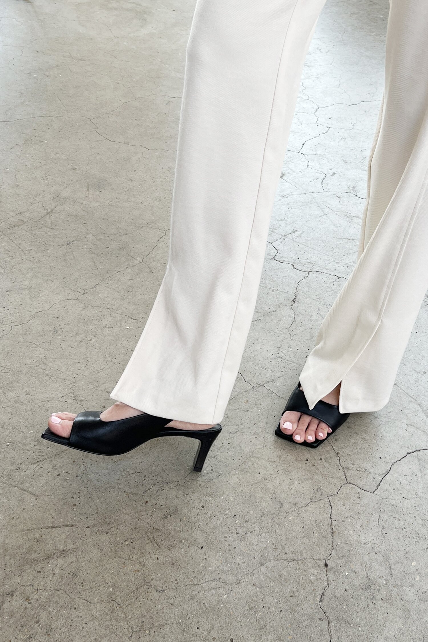 Audrey Slingback Sandals Black