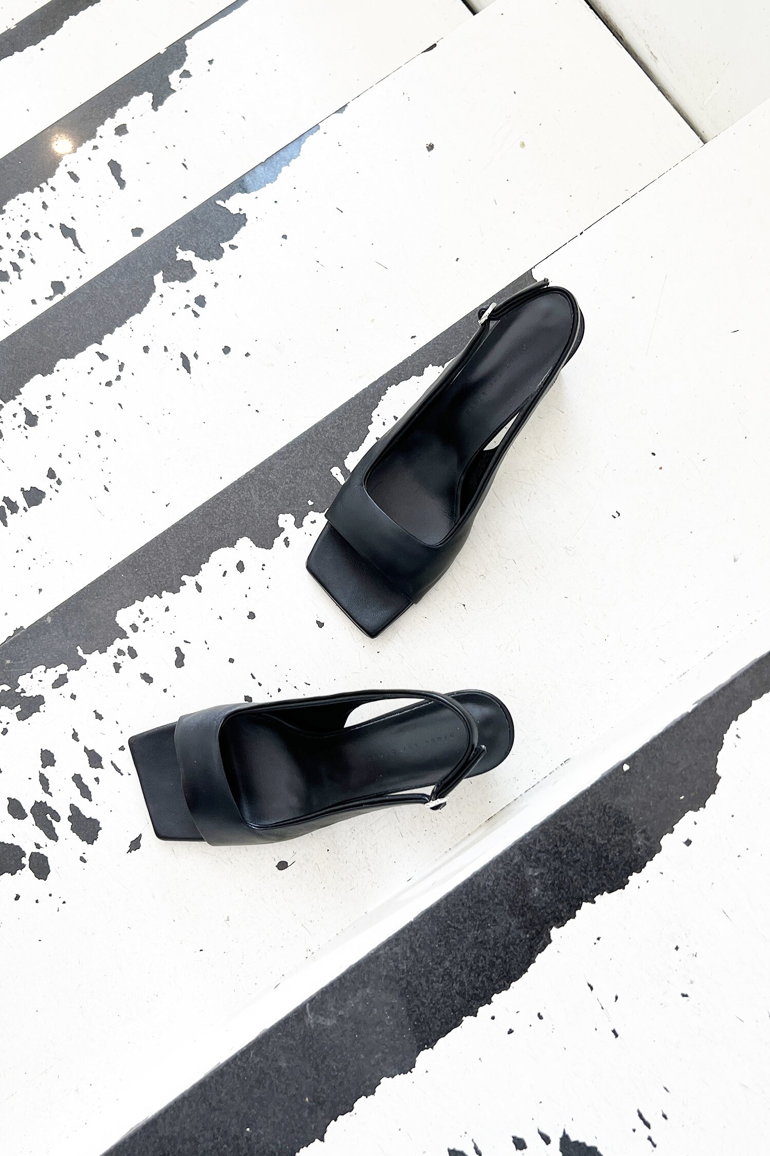 Audrey Slingback Sandals Black