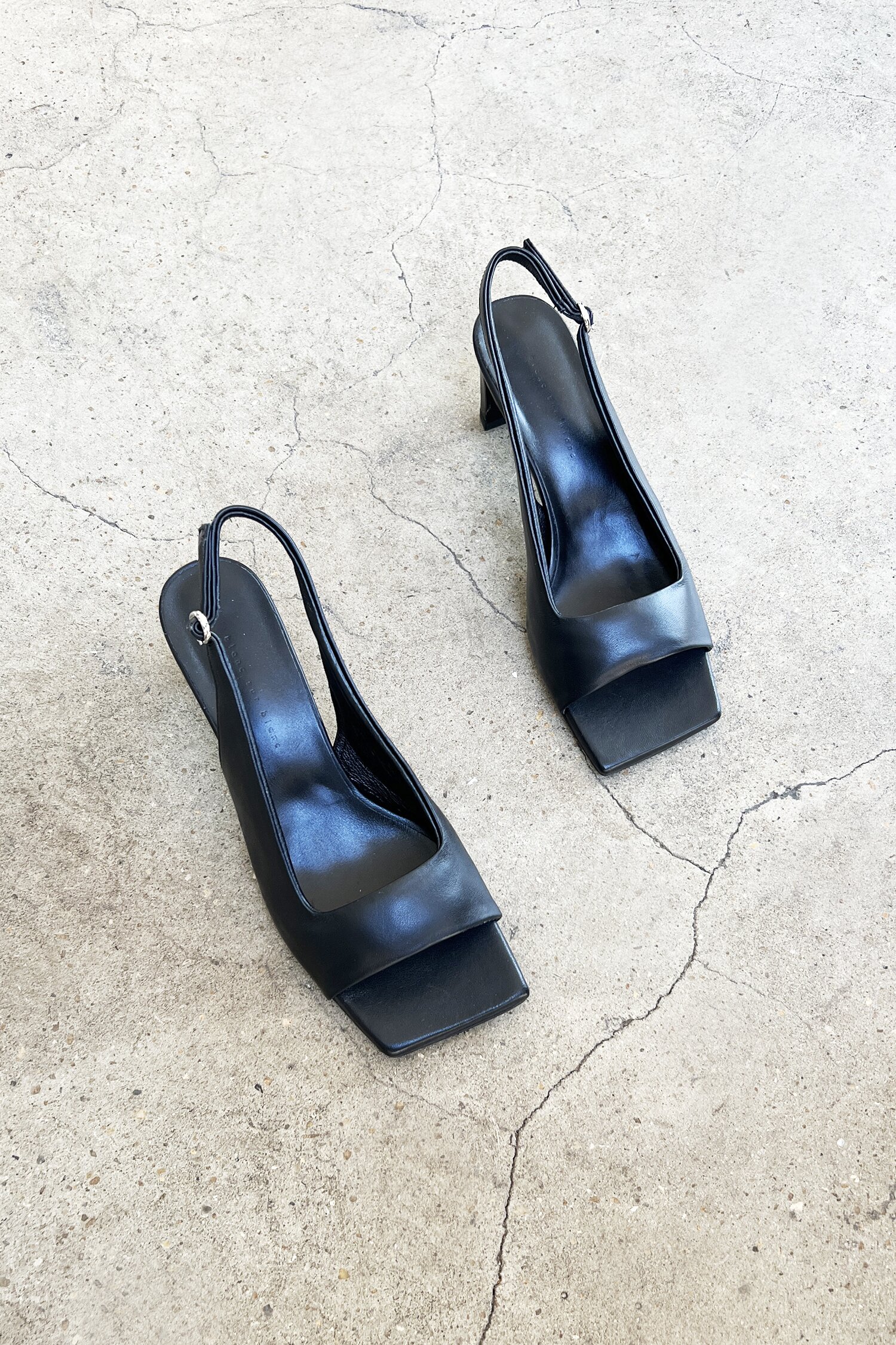 Audrey Slingback Sandals Black