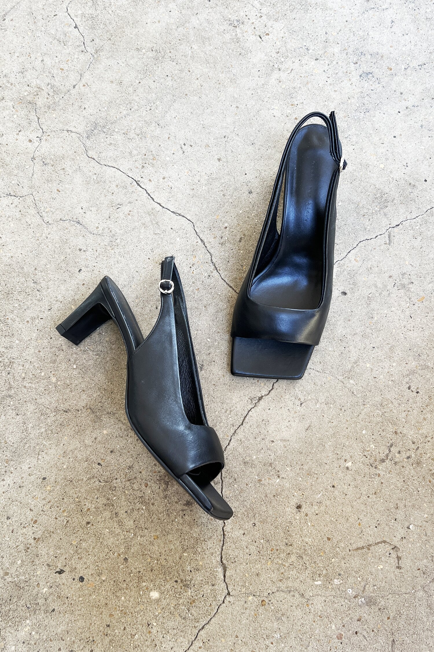 Audrey Slingback Sandals Black