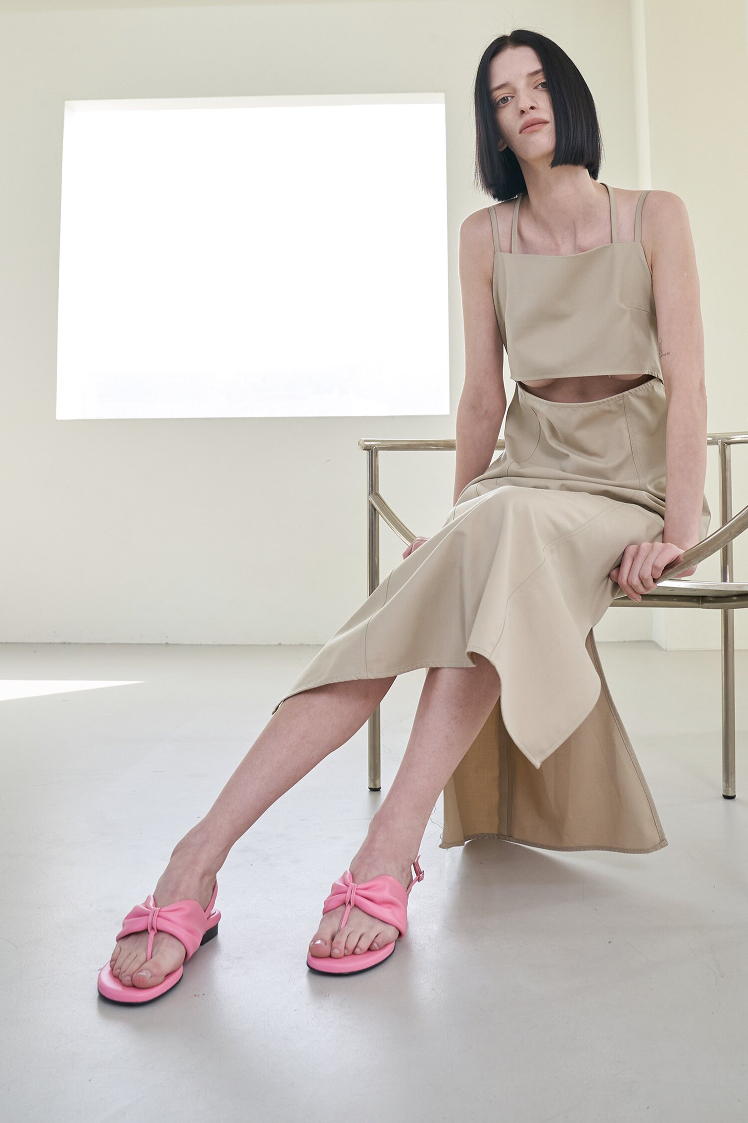 Emily Sandals Leather Pink