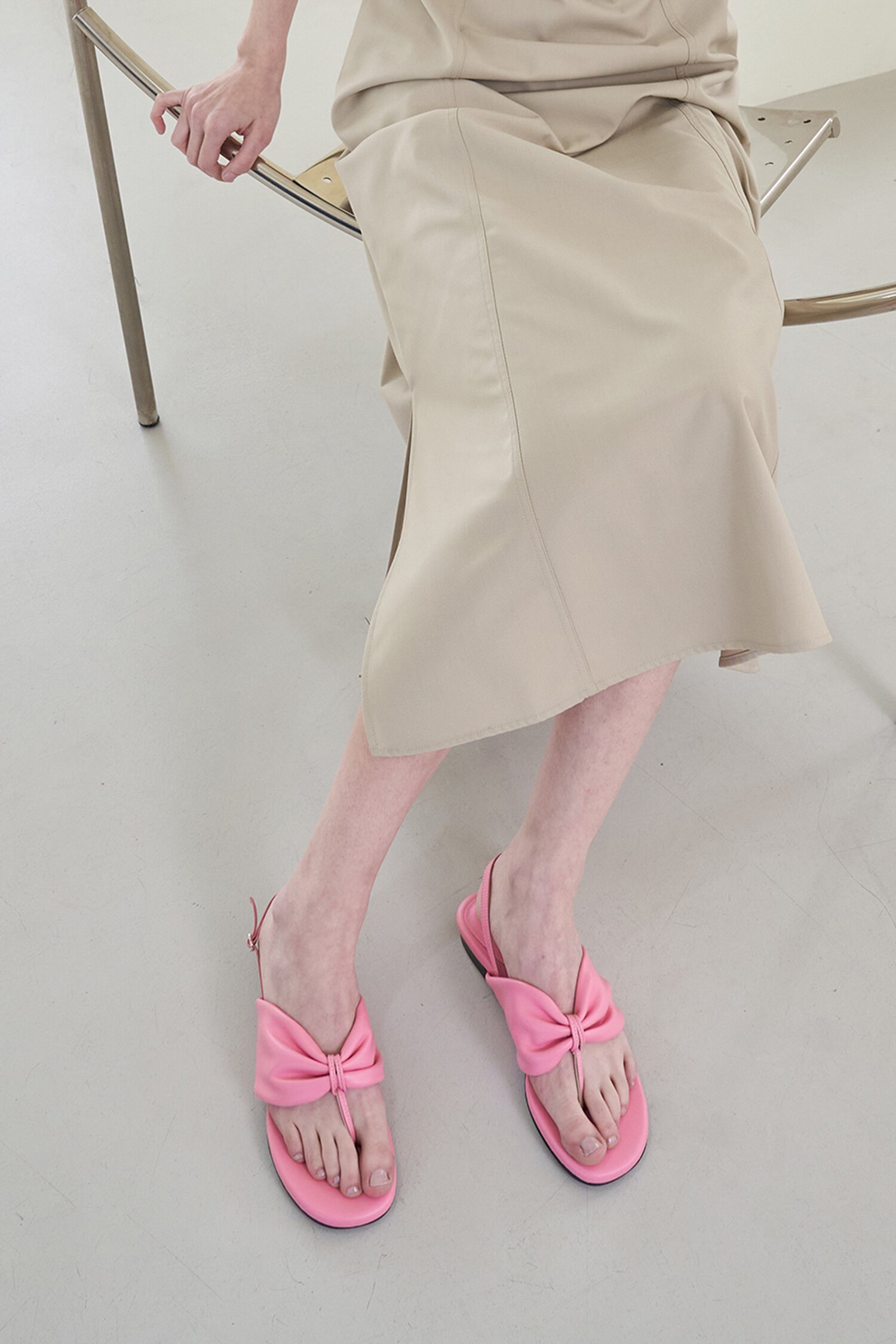 Emily Sandals Leather Pink