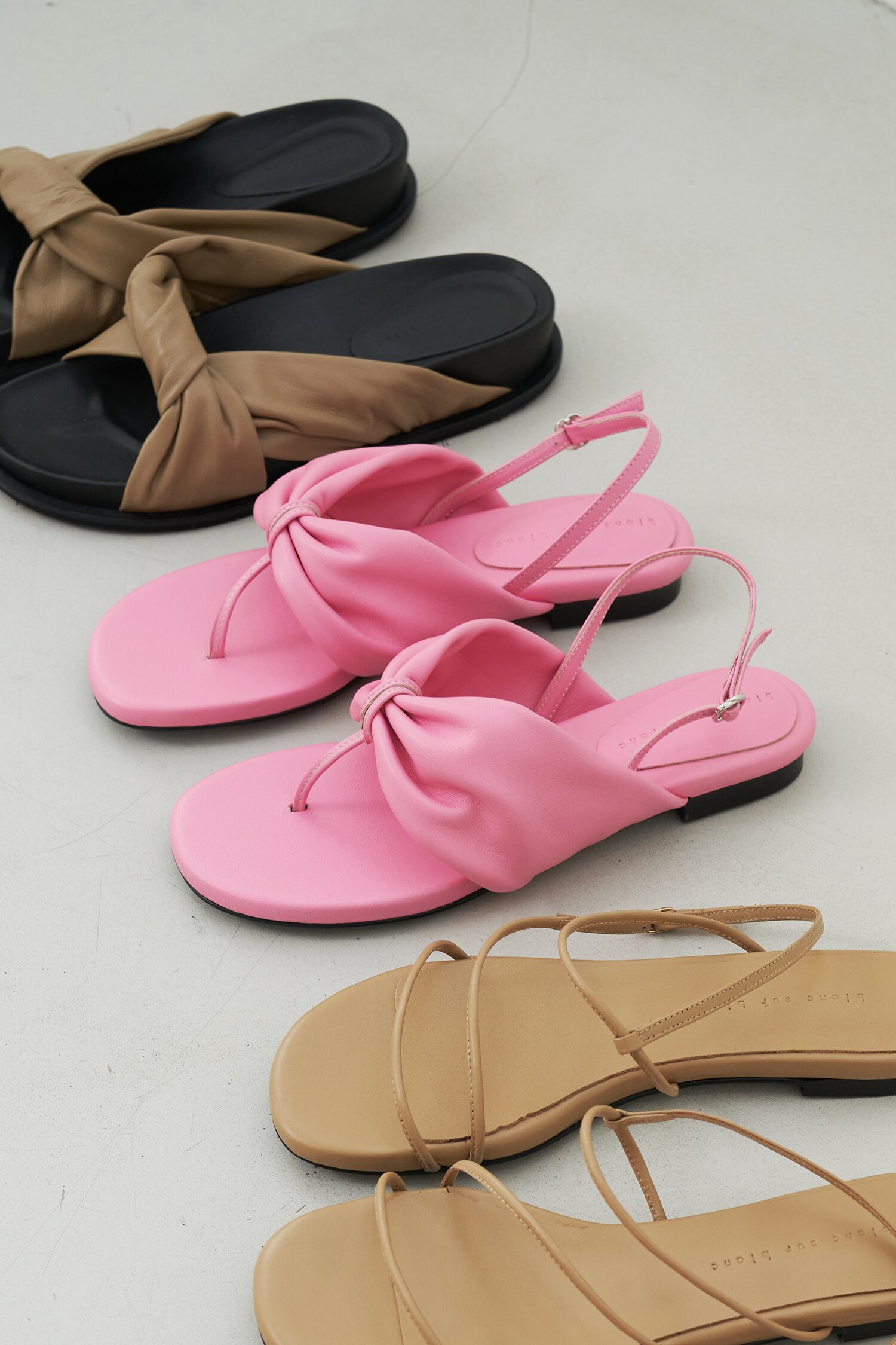 Emily Sandals Leather Pink