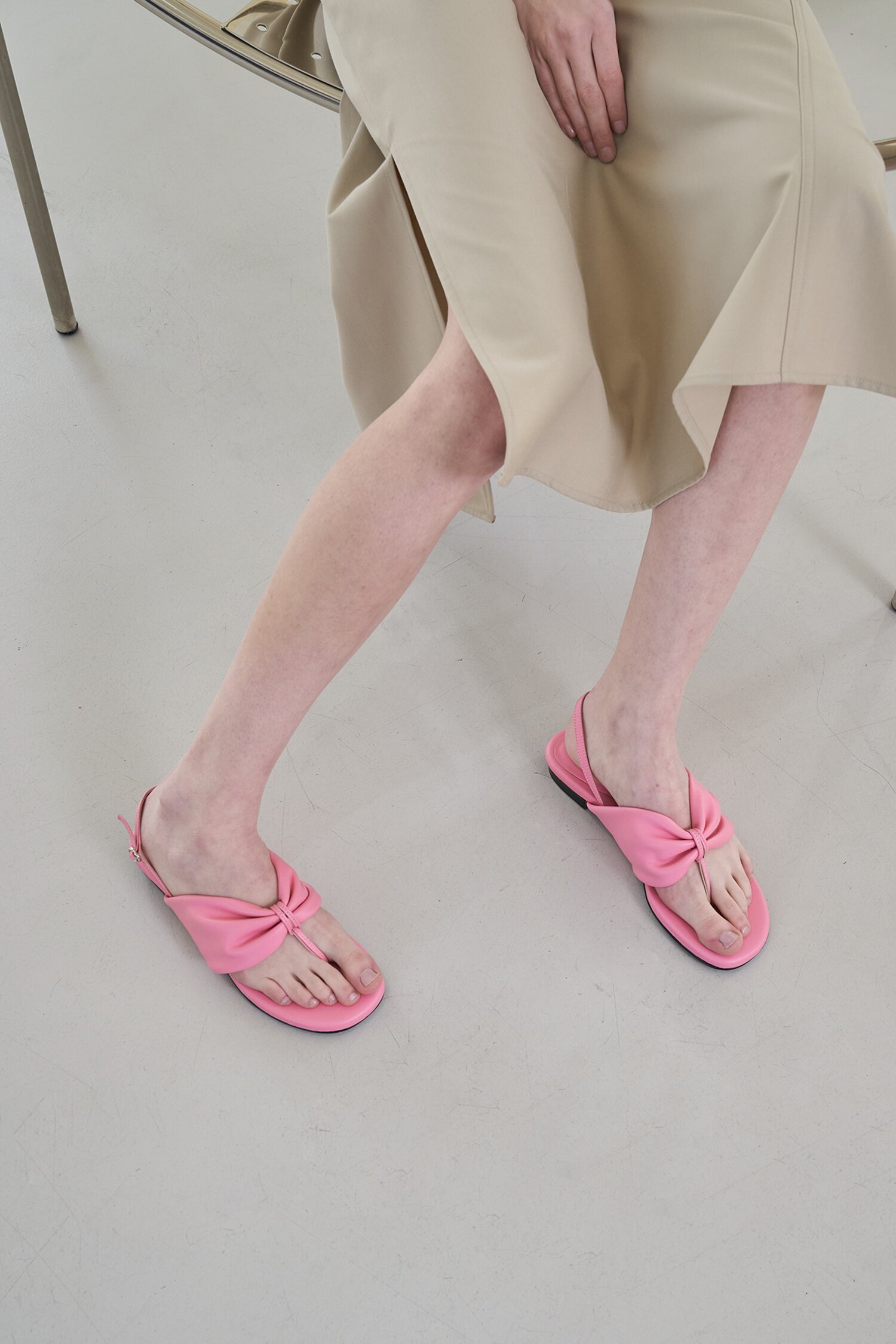 Emily Sandals Leather Pink