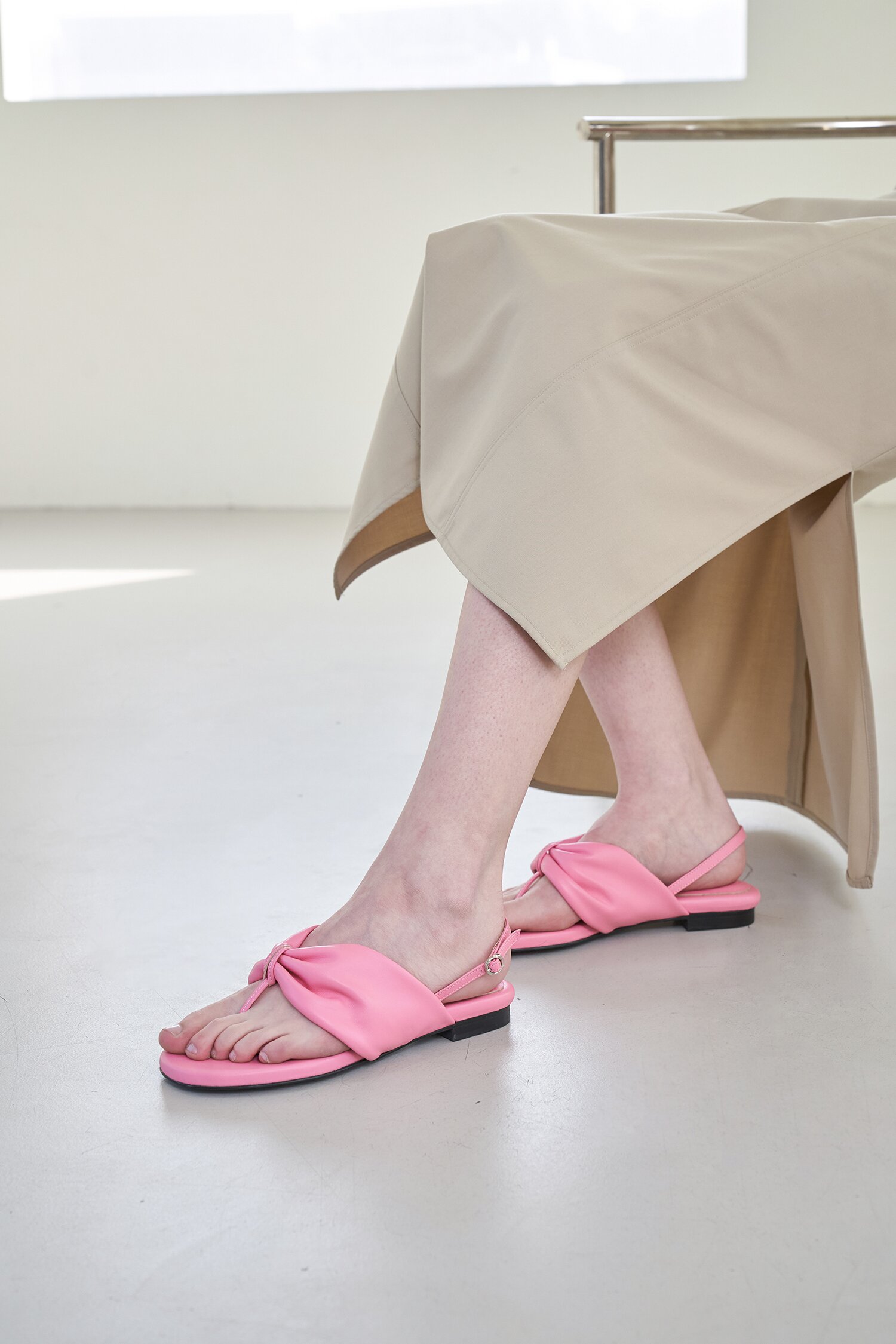 Emily Sandals Leather Pink