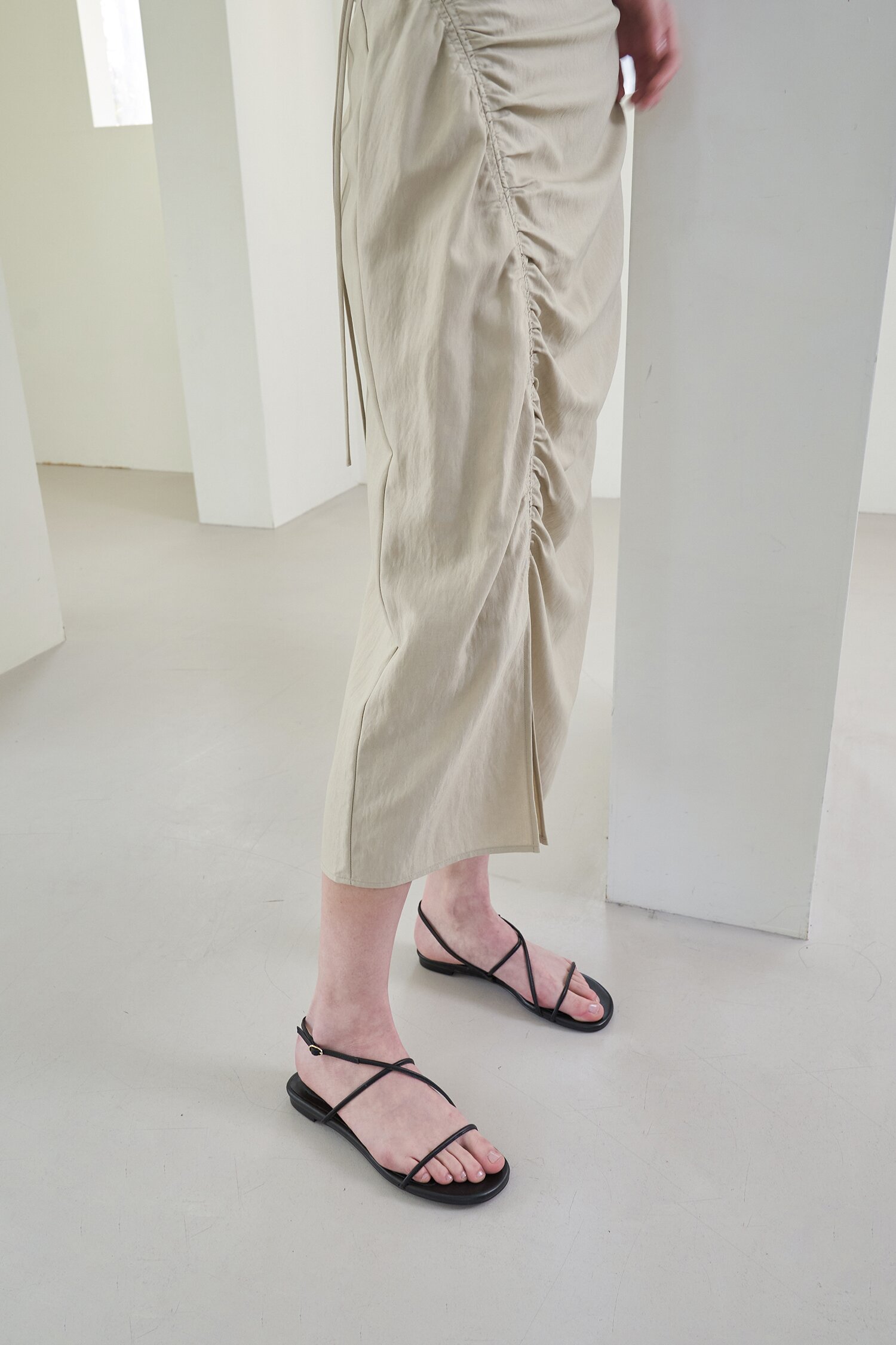 May Sandals Leather Black