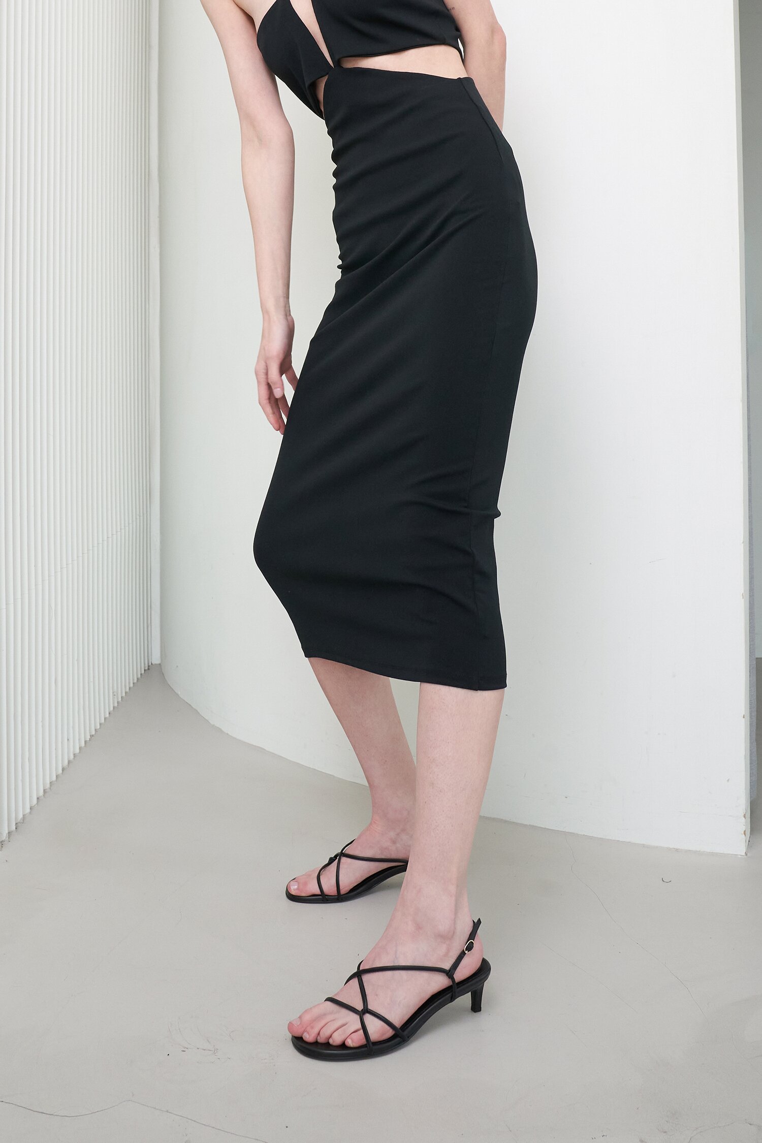 Lynn Sandals Leather Black