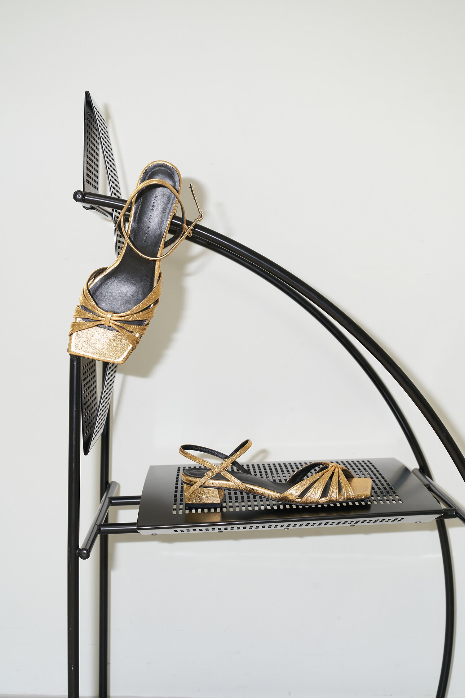Jude Sandals Leather Gold 3cm