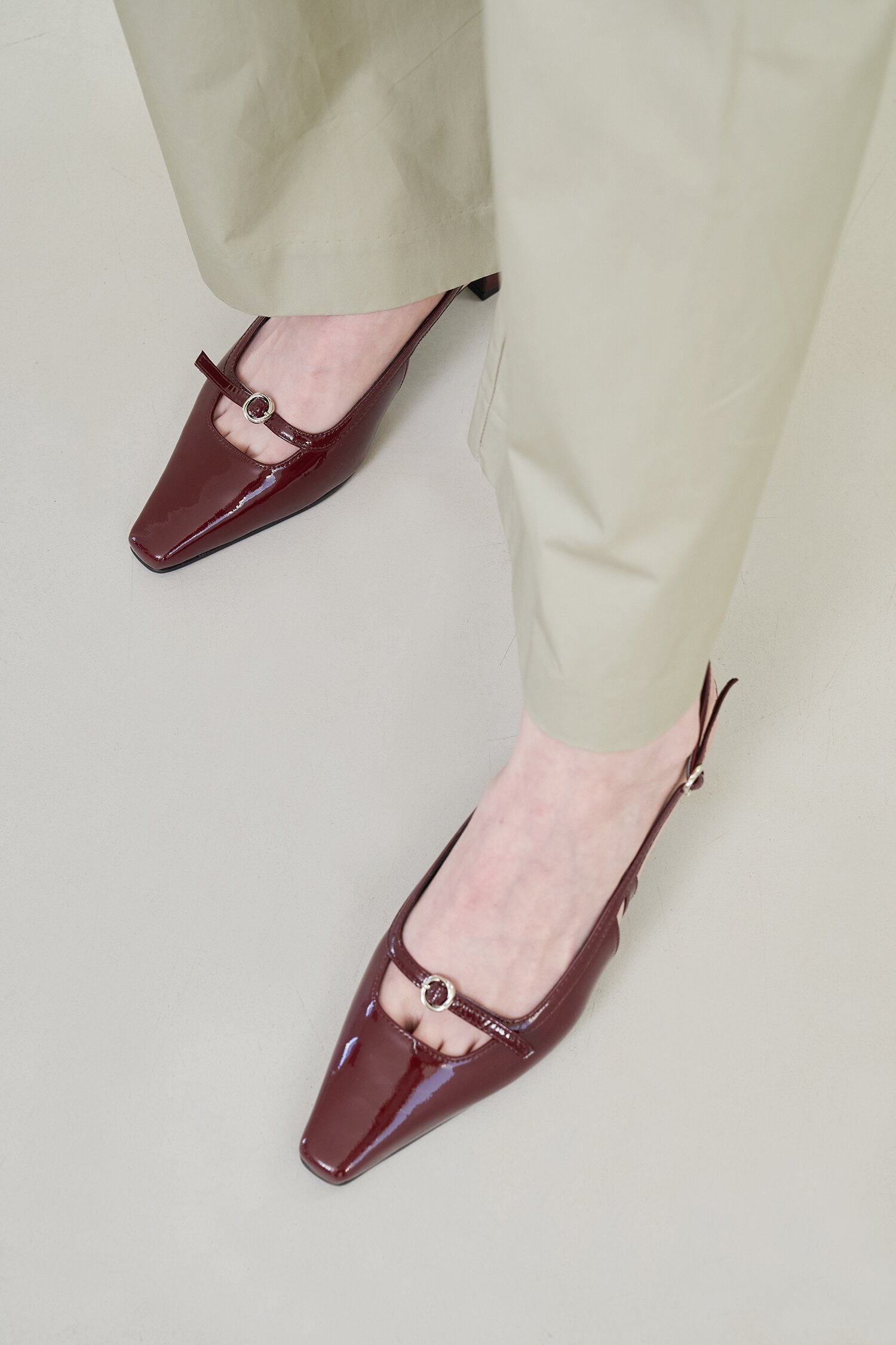 Kate Slingback Pumps Wine