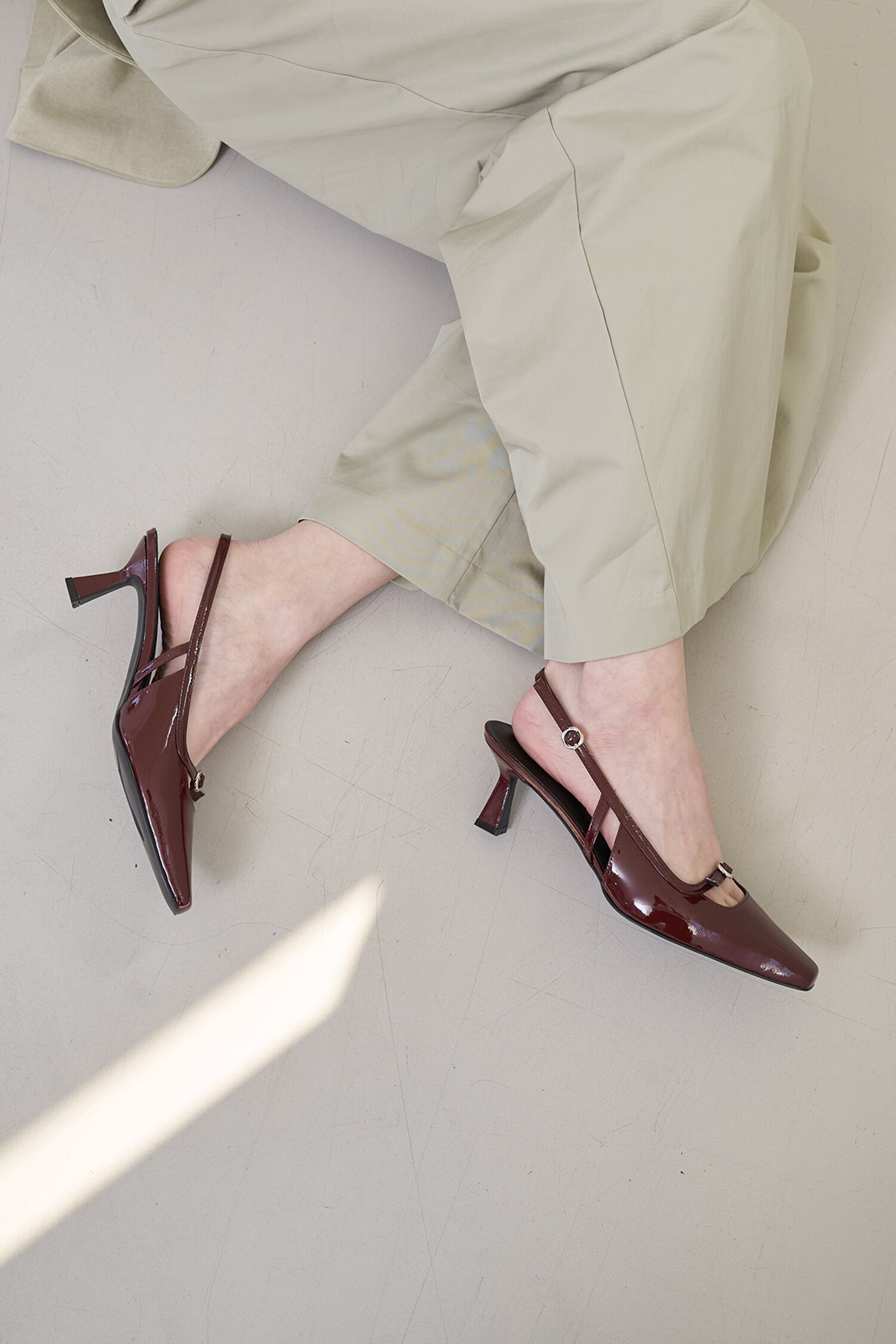 Kate Slingback Pumps Wine
