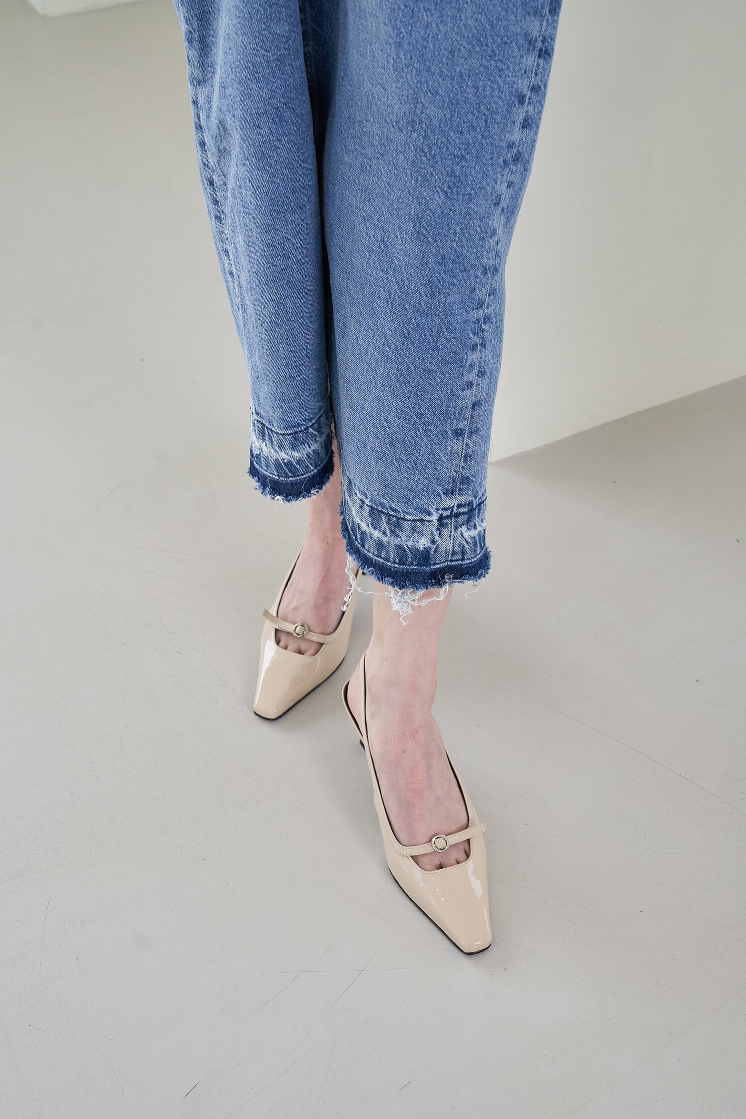 Kate Slingback Pumps Beige