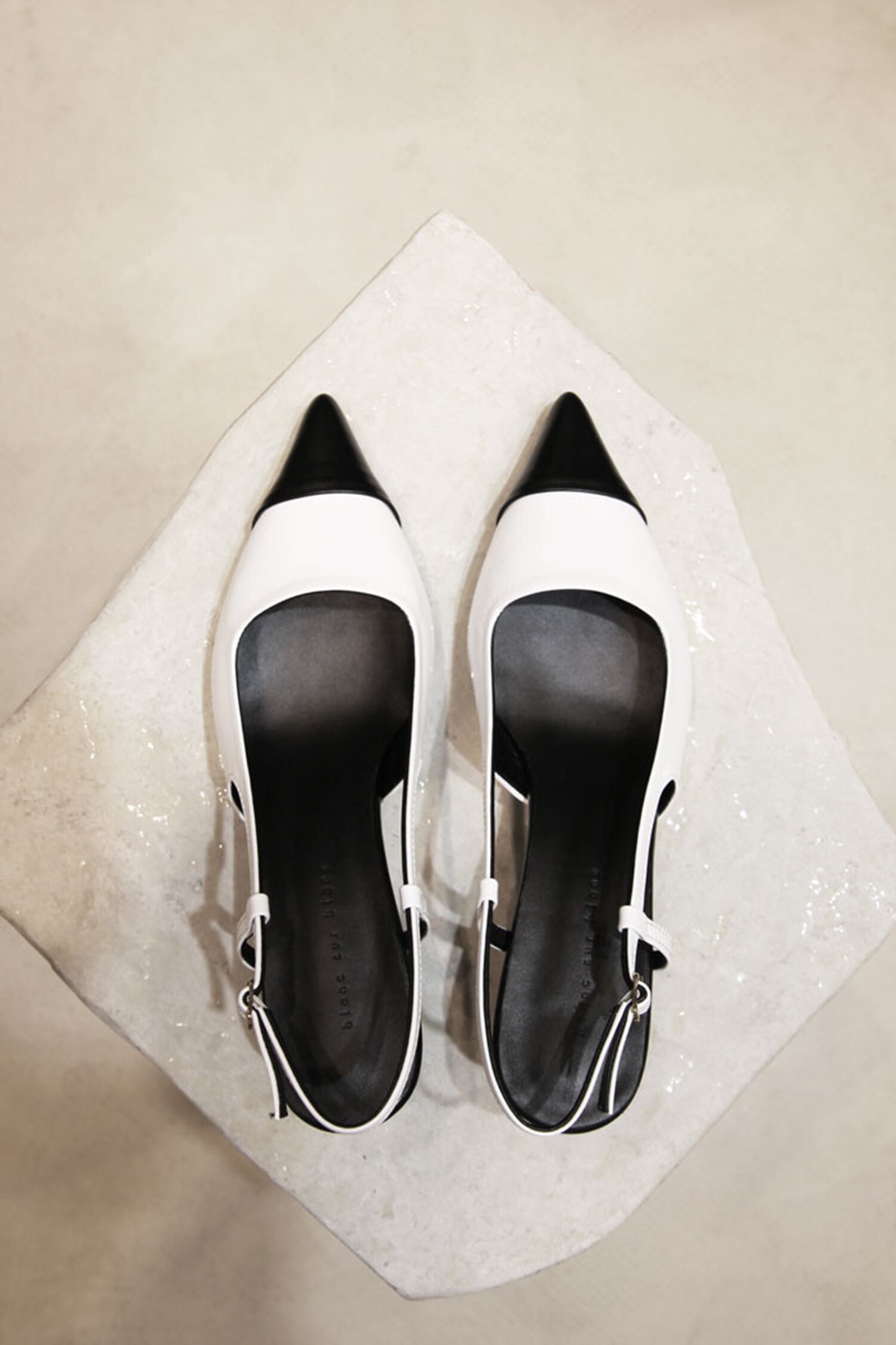 Celia Slingback Pumps Leather White