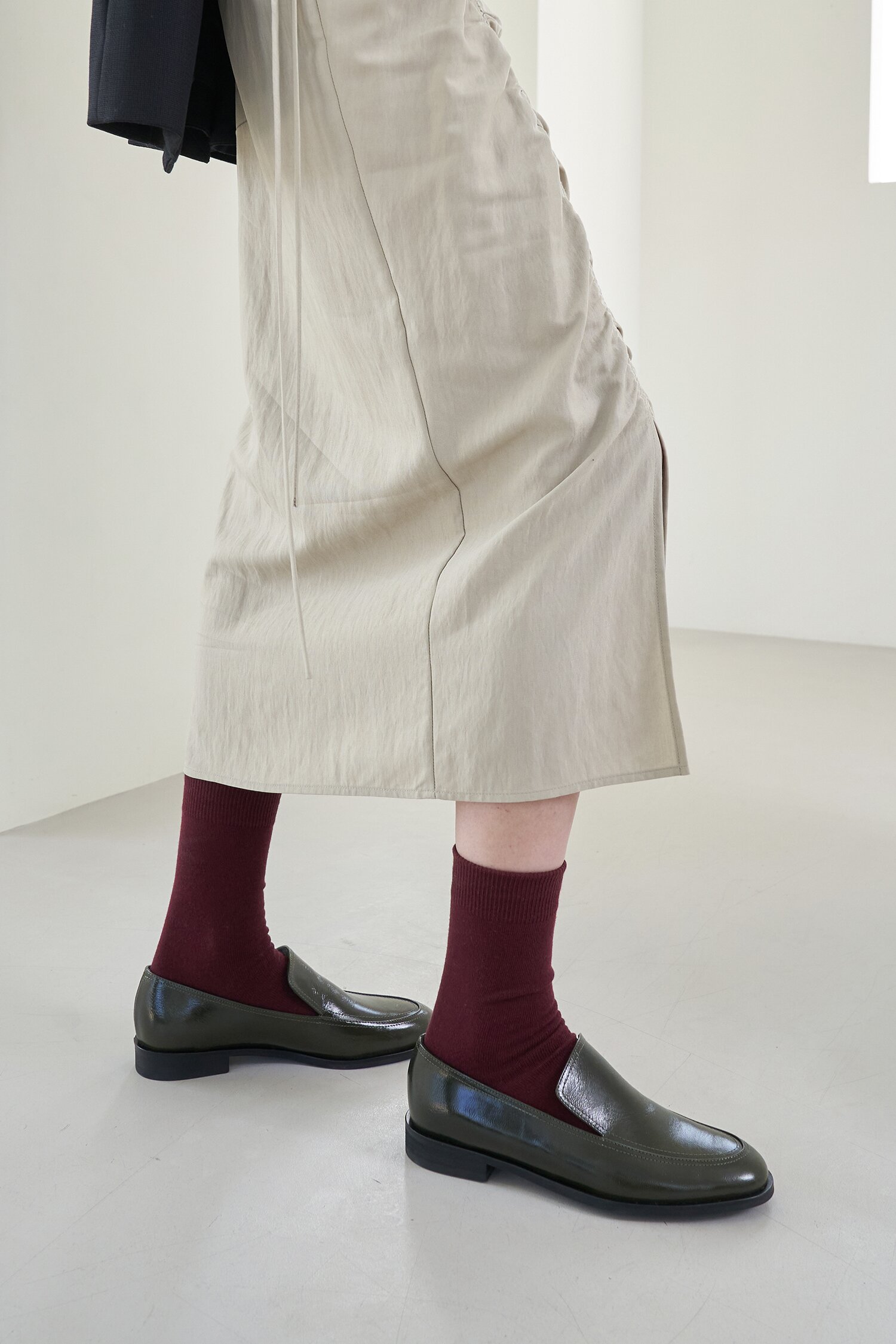 Isla Loafers Leather Khaki
