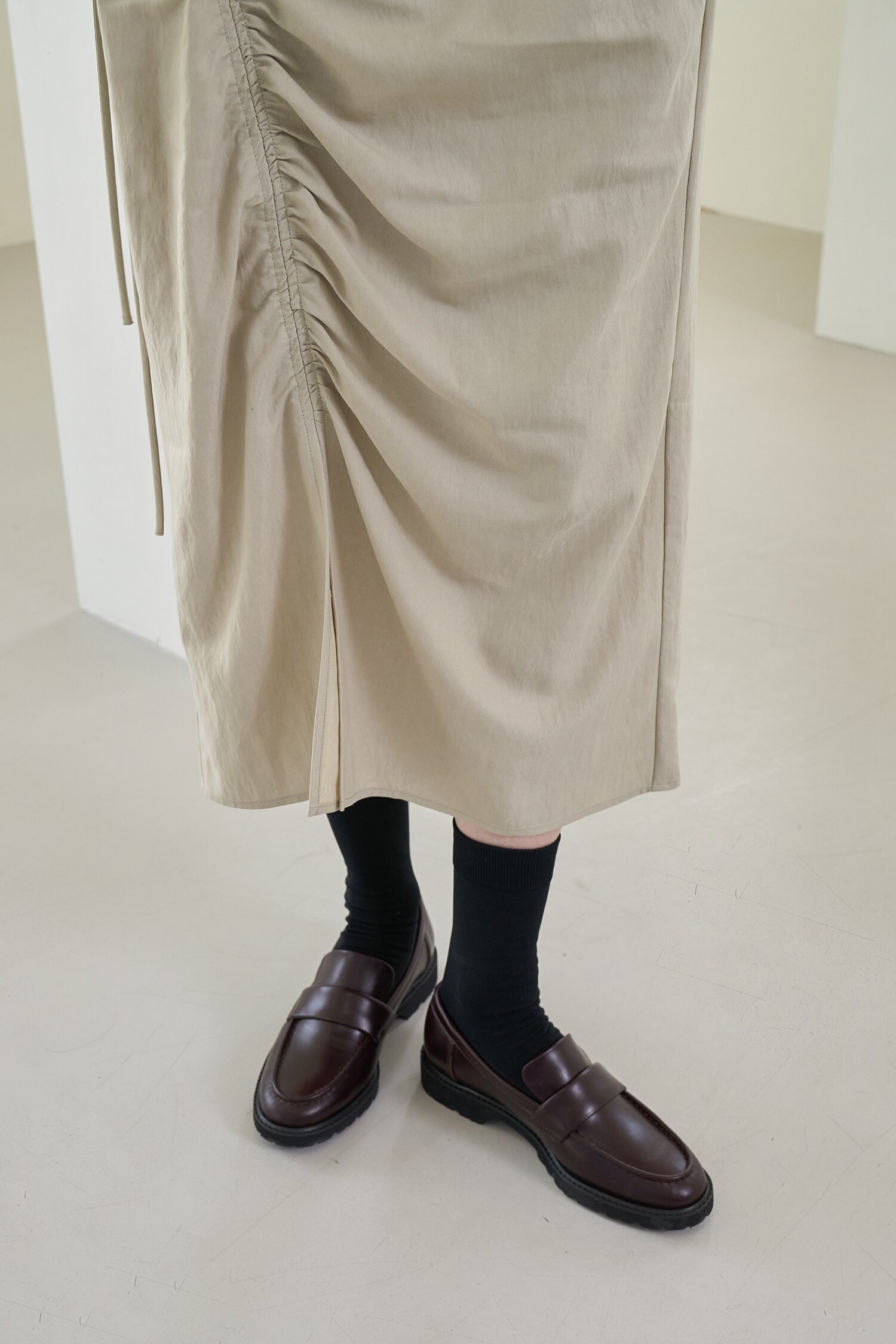 Harper Loafers Leather Burgundy