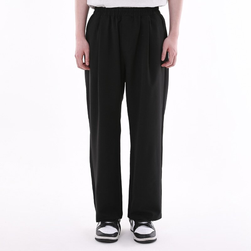 WIDE BANDING SLACKS 블랙