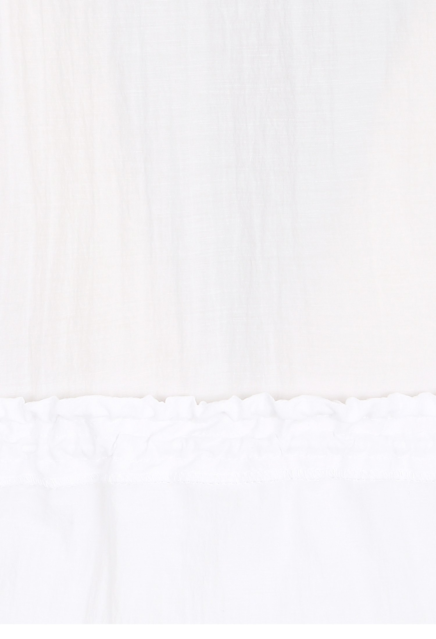 스티치 스트링 크롭 블라우스 (WHITE)