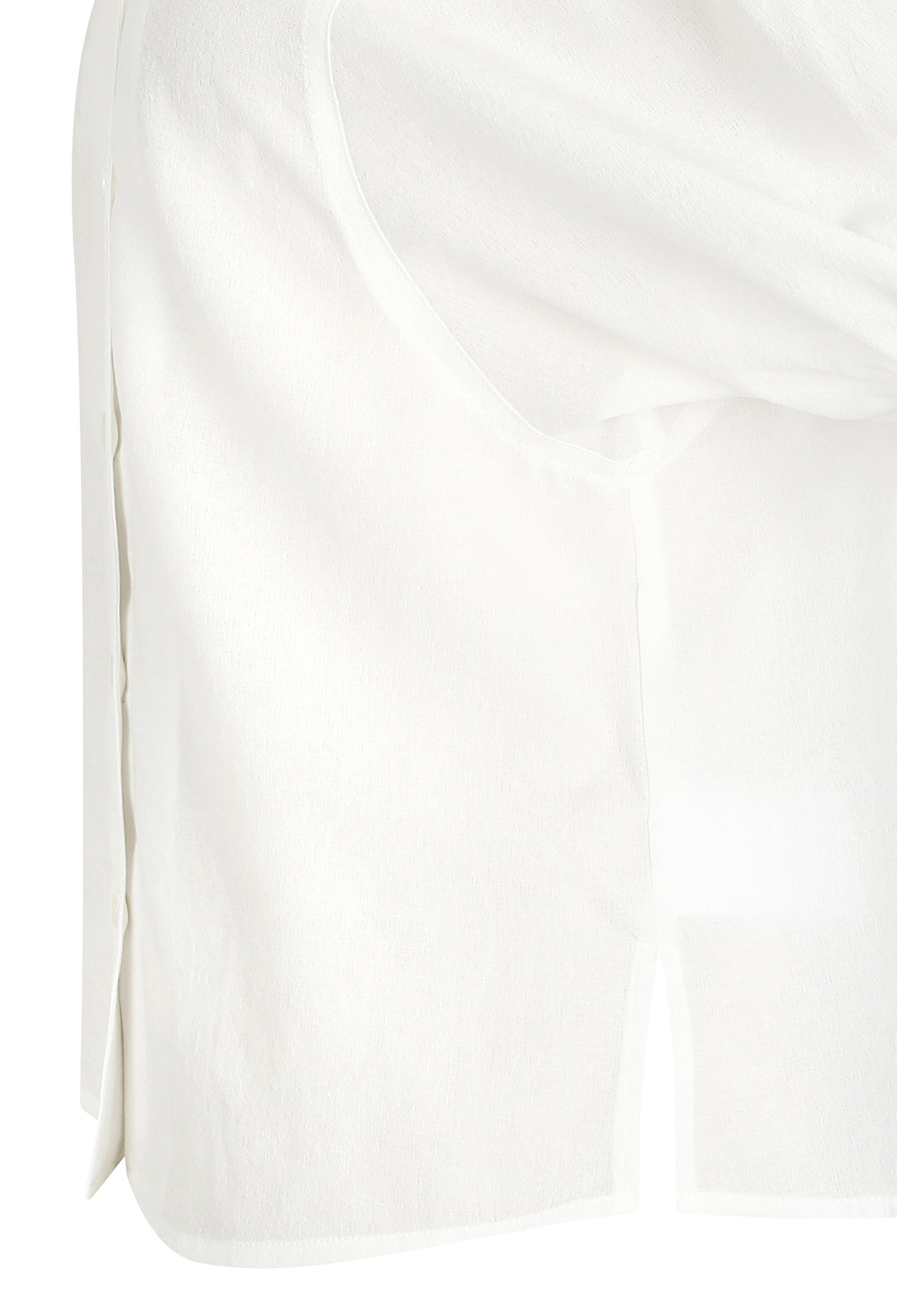 벌룬핏 브이넥 칼라 블라우스 (WHITE)