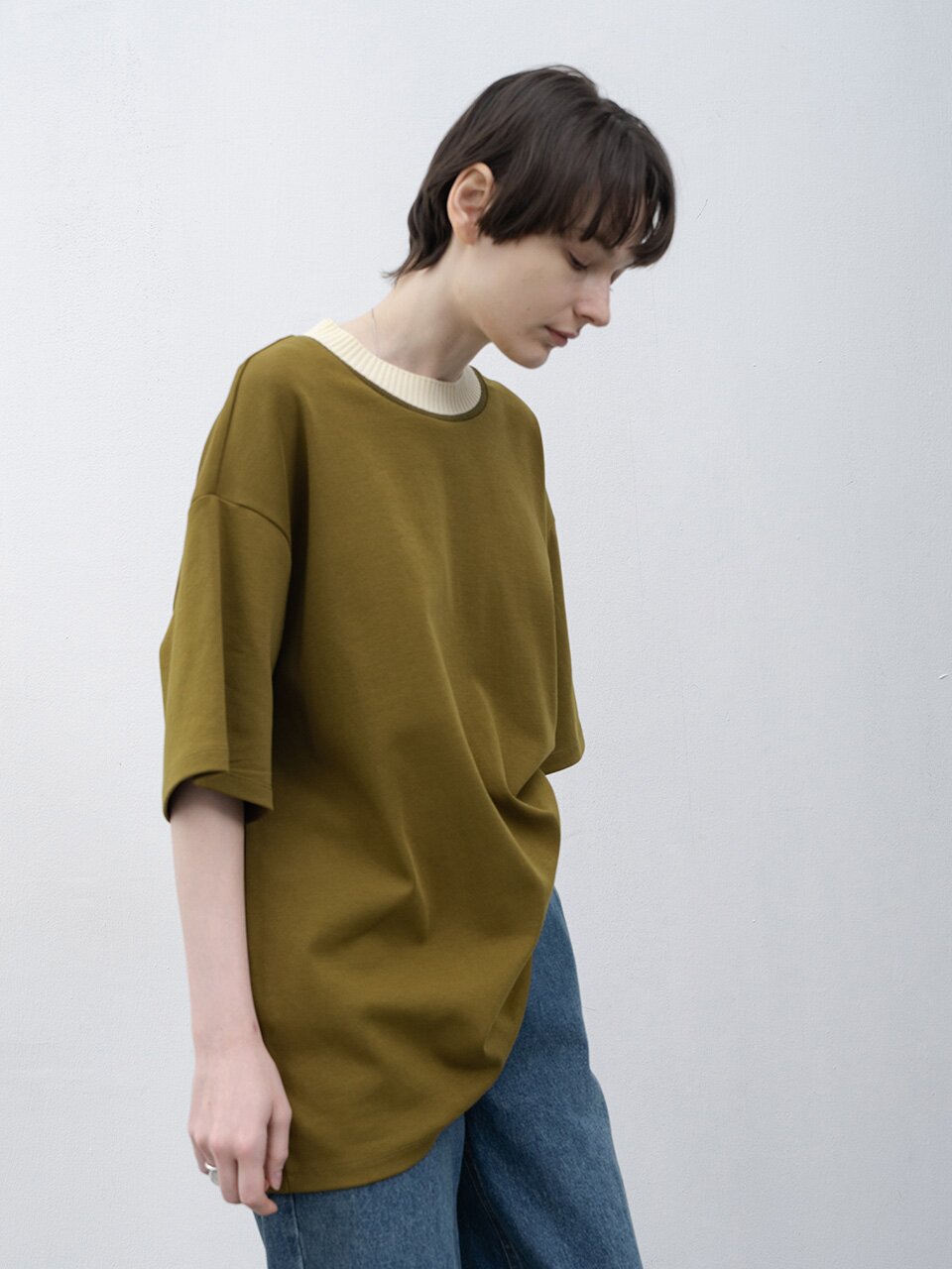 EK_Retro coloration loose top_BROWN