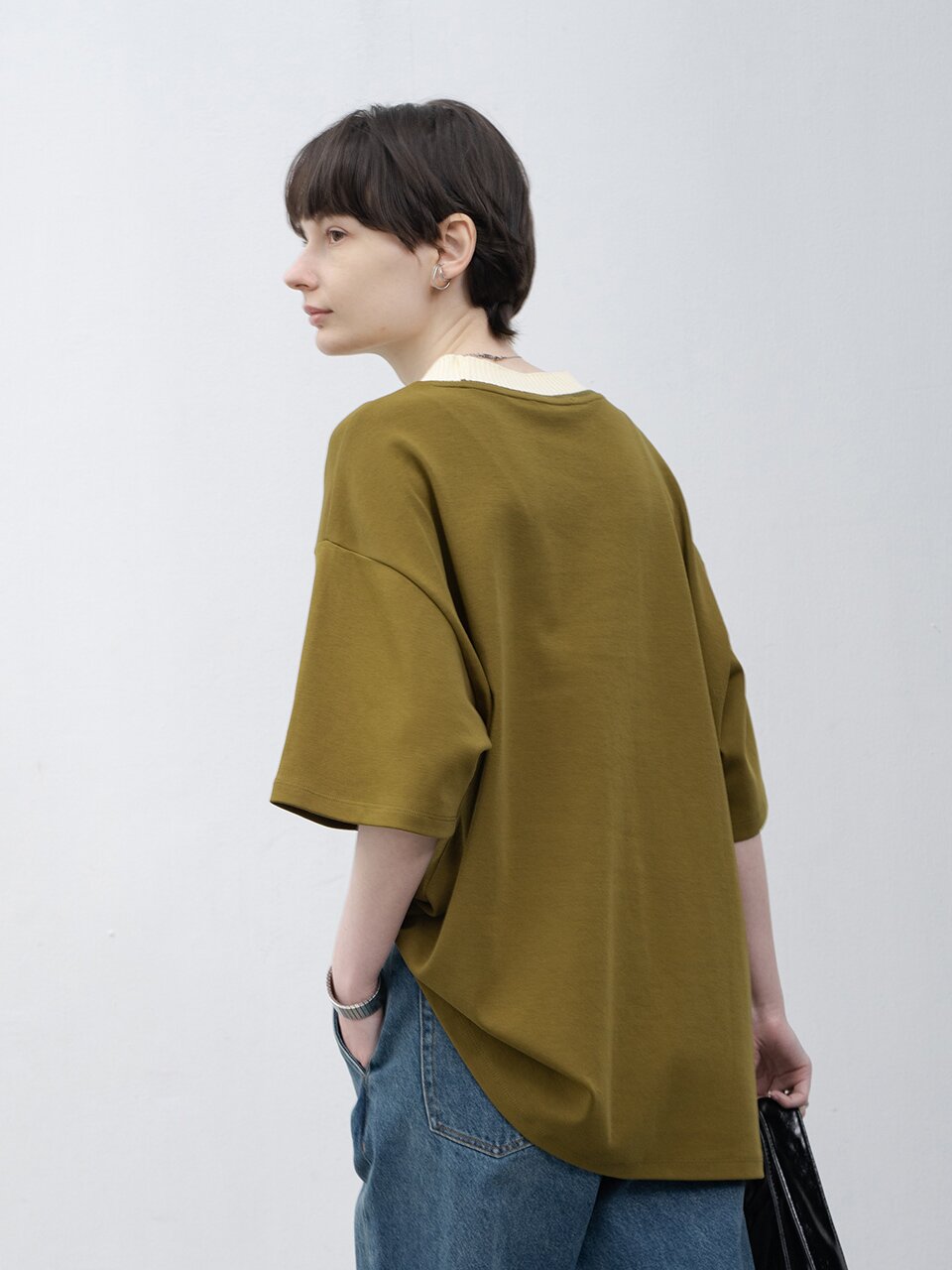 EK_Retro coloration loose top_BROWN
