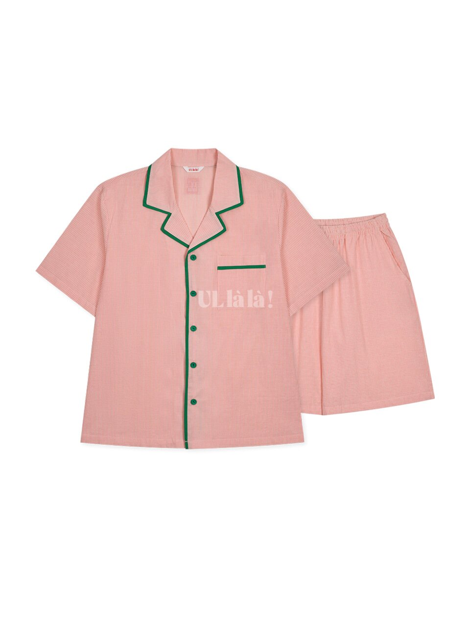 코이즈 반팔 남성페어 핑크 (40수)